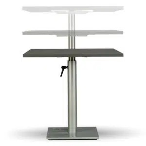 Table à hauteur variable, ergonomique, table à roulettes pour salle à manger EHPAD, résidence séniors et résidence autonomie.