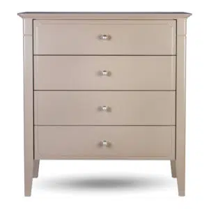 Commode avec 4 tiroirs pour chambre en ehpad, résidence séniors et collectivités