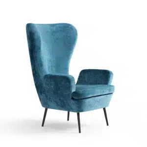 Fauteuil contemporain pour personnes âgées en résidence séniors.