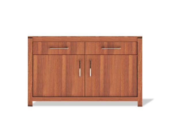 Meuble de rangement buffet avec portes et tiroirs pour EHPAD, résidences seniors, résidence autonomie.