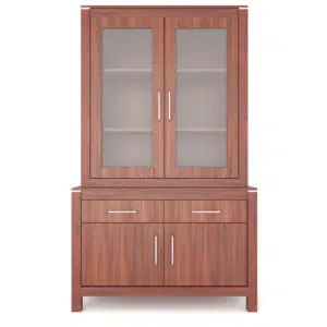 Armoire vitrine avec tiroirs et portes pour EHPAD, résidences seniors, résidence autonomie.