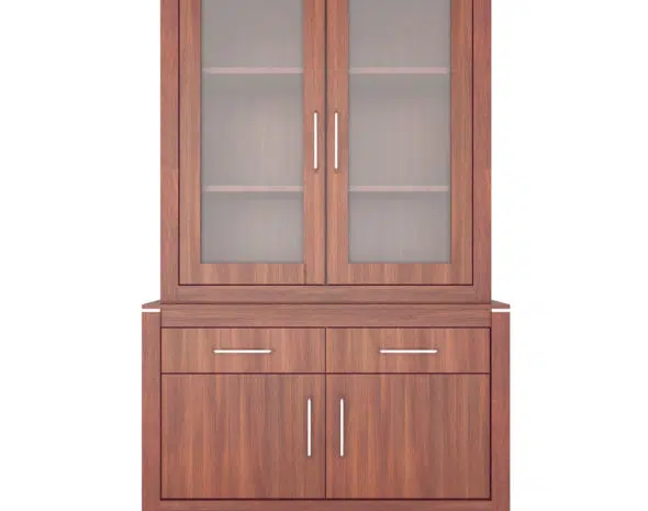 Armoire vitrine avec tiroirs et portes pour EHPAD, résidences seniors, résidence autonomie.