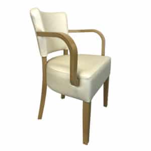 Chaise Aurélie XL avec accoudoirs pour personnes âgées.