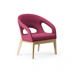 Chaise contemporaine pour personnes âgées en résidences séniors et résidences autonomie.