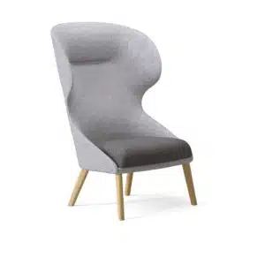 Fauteuil contemporain pour personnes âgées en résidence séniors.