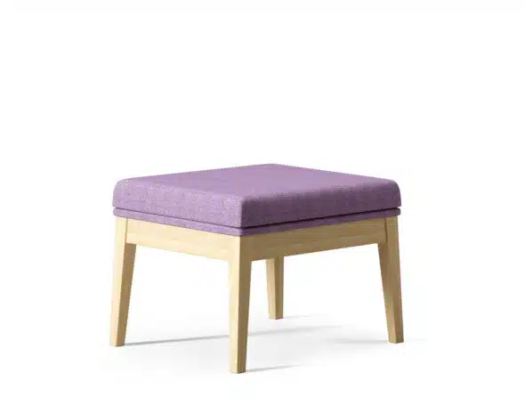 Tabouret et repose-pieds contemporain pour personnes âgées en maison de retraite, EHPAD et résidence séniors.