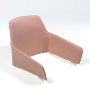 Coussin dorsal pour fauteuil Rome avec accoudoirs mobilier extérieur pour EHPAD, résidences séniors et résidences autonomie.