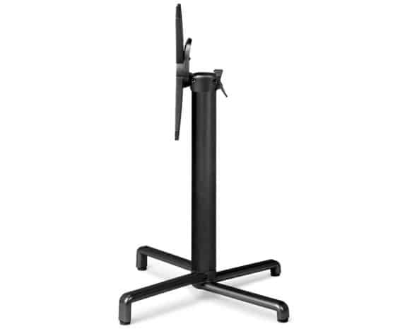 Pied de table en aluminium mobilier extérieur pour EHPAD, résidences séniors et résidences autonomie.