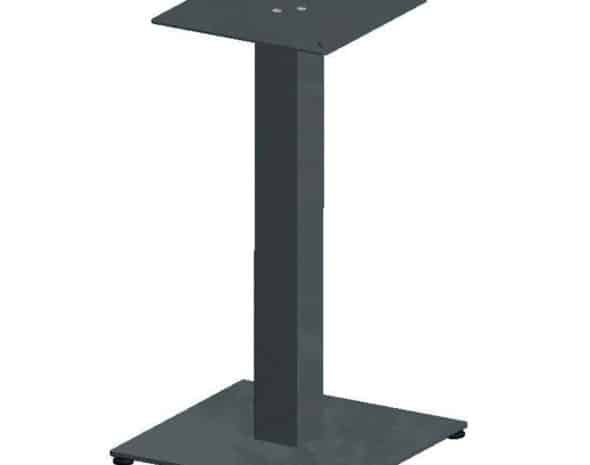 Pied de table en acier mobilier extérieur pour EHPAD, résidences séniors et résidences autonomie.