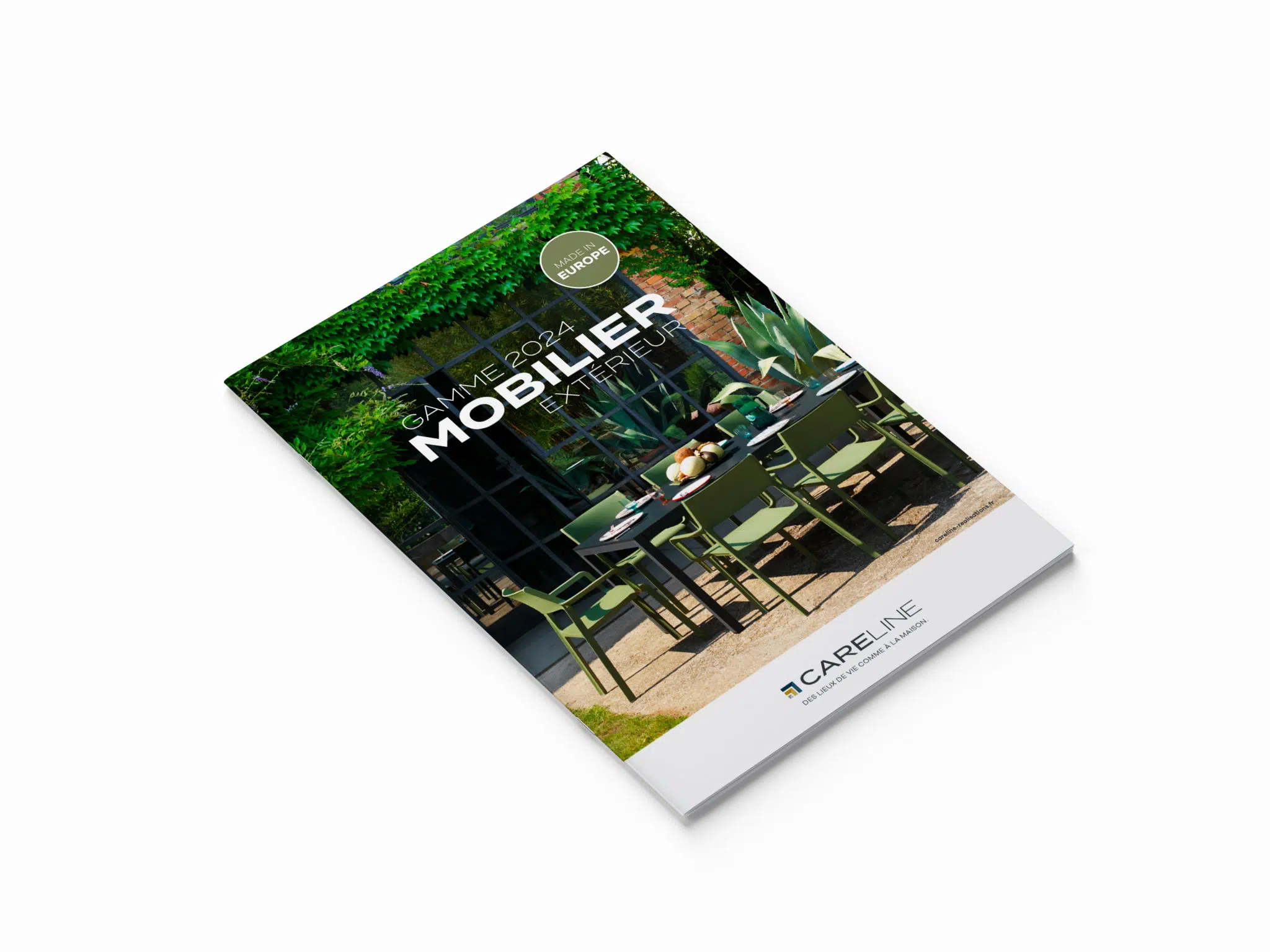 Brochure mobilier exterieur 2024 pour ehpad, residence seniors, collectivites