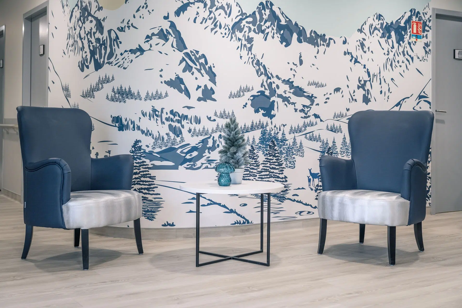 Fauteuils et table basse