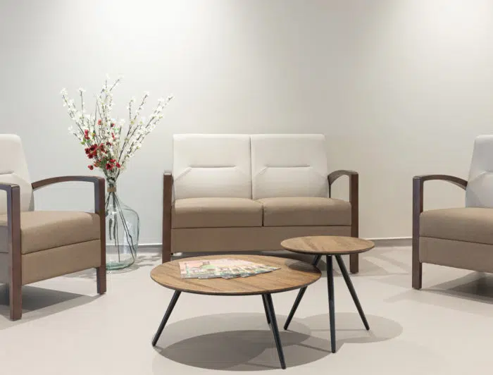 Fauteuils et canapés à l'EHPAD les Rubans